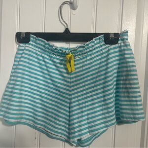 Chaps Aqua and‎ White Striped Shorts